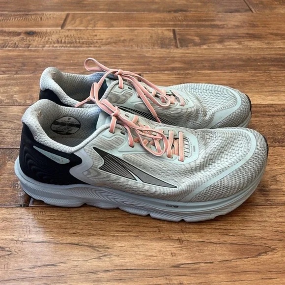 Altra Torin 5 Road Running Shoes Foot Shape Zero Drop Mint Coral Womens Size 9 - Picture 10 of 10